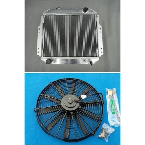 56MM ALUMINUM RADIATOR + FAN For NISSAN FORKLIFT A10-A25,H20,OEM#2146090H10 A/T 1988-1992 1988 1989 1990 1991 1992