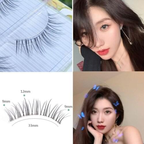ICYCHEER 10 Pairs Messy Long Handmade False Eye Lashes Soft Natural Soft Fake Eyelashes Set Long Natural Look