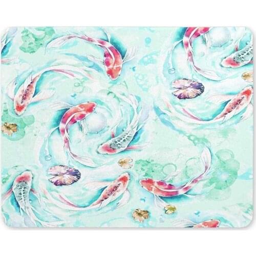 Gaming mouse pad,Mouse Pad Golden Koi Fish Working Mouse Pad Gaming Computer PC Mouse Mat