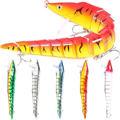 Artificial Pike Lure Bait Multi Jointed Bait 23cm 46g Lifelike Crankbaits Fishing Wobblers Swimbait Sea Fishing Lure