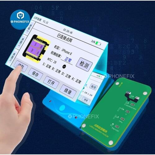 JC Face Matrix Tester Dot Projector encrypted data read & backup for Iphone X-11Pro IPAD Face ID Testing Repair with jc pro1000s