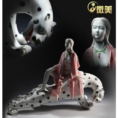 Dehua ceramic ceramic crafts decoration decoration "14 inch masters high-end collectibles business gifts