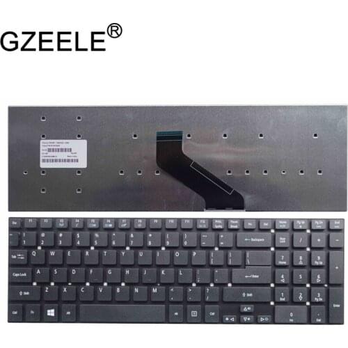 GZEELE New US Laptop Keyboard for Gateway NV55 NV55S NV57H NV75S NV52L NV56 NV57 NV77 US Replace English Notebook Keyboard BLACK