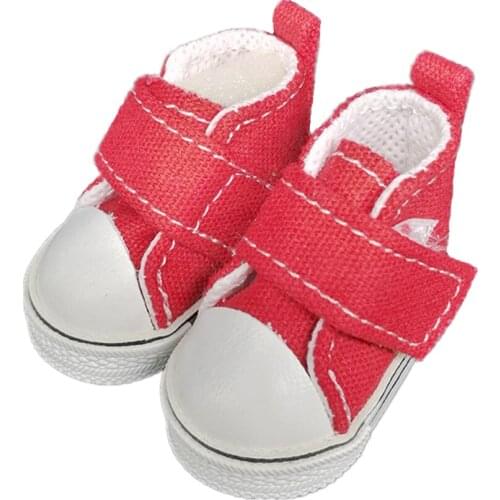 Tilda 5cm Shoes For EXO BJD Dolls Toy Casual Boots 1/6 Canvas Sneakers for 20cm Korea KPOP Dolls Accessorries for Doll Toys