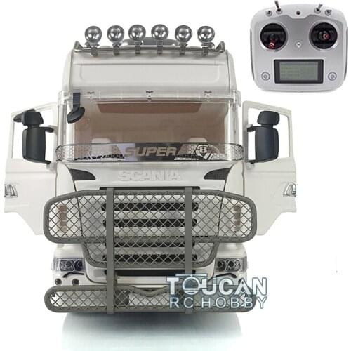 1/14 Metal LESU 6*6 Chassis Hercul Sca Tractor Truck Light Bumper Radio ESC THZH0971-SMT3