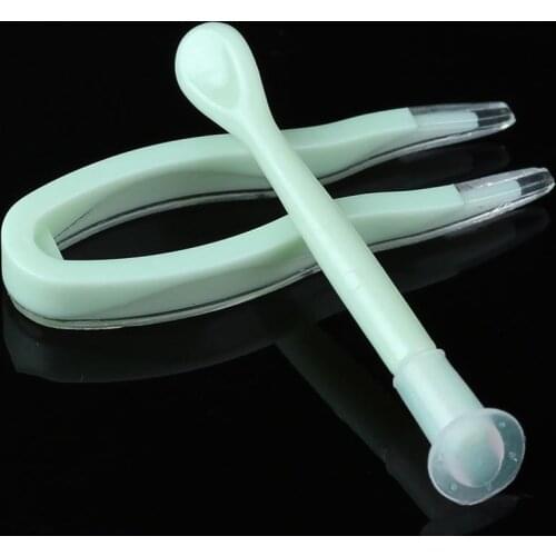 Set Of Lens Suction Cup Tweezers Insert Remover Contact Stick Tool Case Plastic F3MD