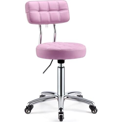 Barber Shop Chair Beauty Stool Nail Bench Beauty Salon Special Pulley Rotating Lifting Round Stool Hairdressing Work Bench