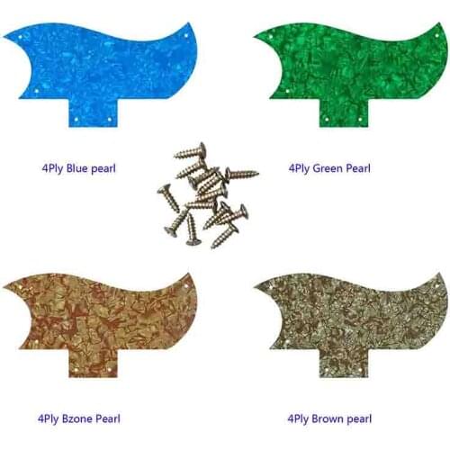 Pleroo Custom Guitar Parts - For US 5 Screw Holes Soporte Epi G400 PRO Electric Guitar Pickguard Scratch Plate