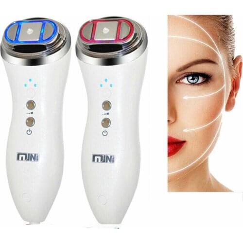 Portable Mini HIFU anti aging wrinkle removal machine Radio Frequency skin rejuvenation device