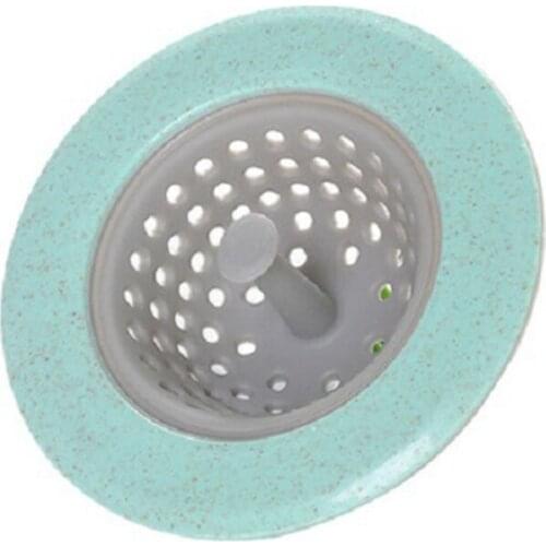 H7JB Portable Silicone Sink Strainer Hair Stopper Plug Sink Filter Floor Drain Cover