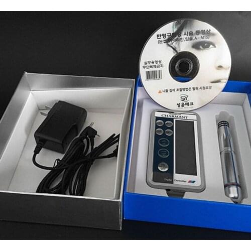 1 set professional LED digital permanent makeup machine Eyebrow makeup kit for eyebrow eyeliner lip tattoo machine free shipping