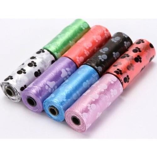 Dog poop bag eco friendly Outdoor Portable Disposable Waste Bag Pets Replacement Cleaning Supplies