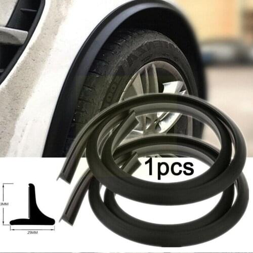 Wheel Arch Covers Extensions Universal Rubber Fender Trim Lip Flares Fender Scratch 1.5M Protector Eyebrow Proof Wheel-arch H0D5