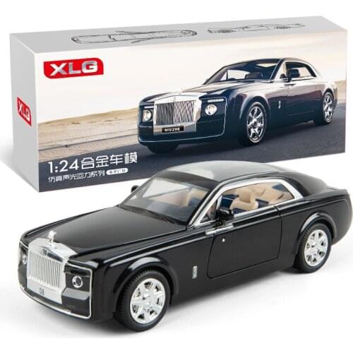 1:24 high simulation alloy car model shadow metal model with sound and light pull back toys