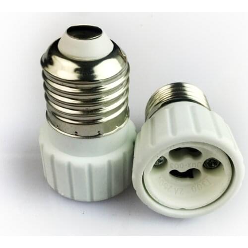 1Pcs E27 to GU10 ceramics Lamp Holder Adapter Fireproof Material lamp Holder Converters Socket Adapter light Bulb Base for home