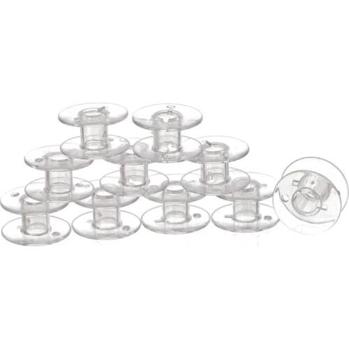 100PCS Household Sewing plastic bobbin SA156 15J class 15 2518P bobbin for singer brother janome toyota sewing bobbin