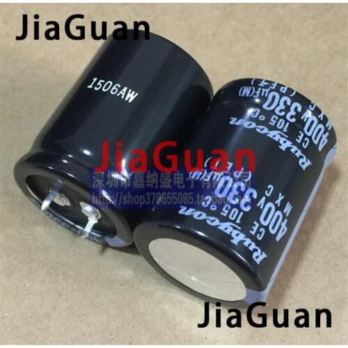 4pcs 400MXC330M RUBYCON MXC 400V330UF 30X40mm 330uF/400V electrolytic capacitor mxc 330uf 400v Power Supply