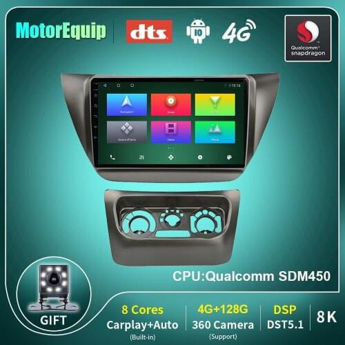 2 Din Smart Car Radio For Mitsubishi Lancer IX 2006-2010 Multimedia Player Android 10.0 Audio With DSP Supports Auito Carplay