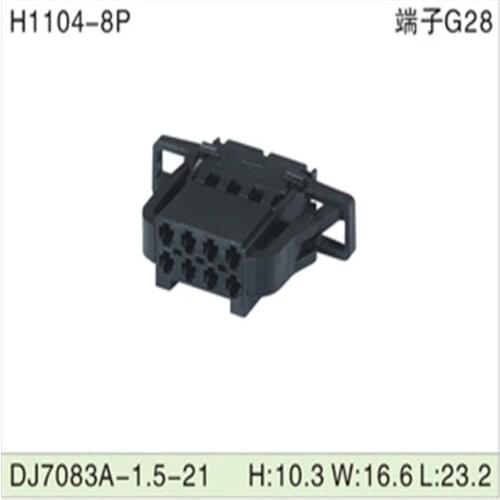 Freeshipping200pcs 3B0972724 DJ7083A-1.5-21 8Pin1.5mm AMP Car Electrical Wire Connectors for VW,BMW,Audi,Toyota,NISSAN AND other