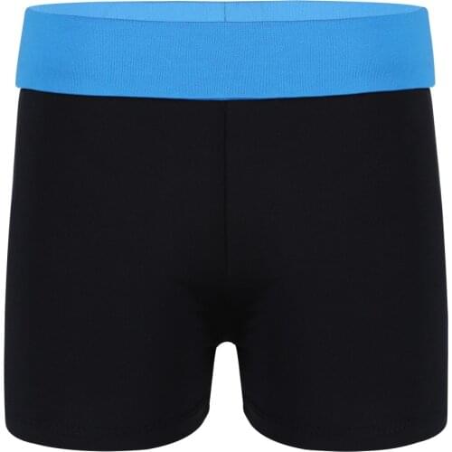 Kids Girls Sports Shorts Kids Stretchy Tight Pants for Gymnastic Workout Ballet Dancing Yoga Children Elastic Activewear