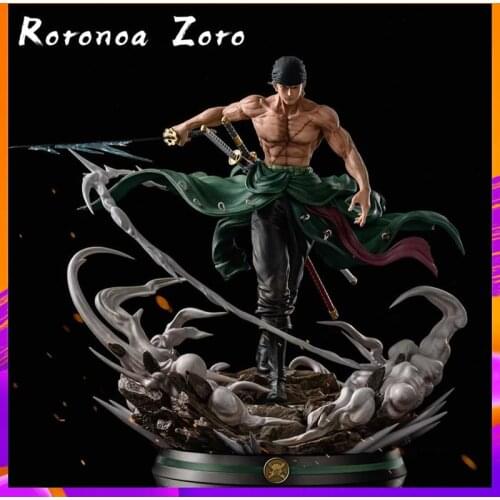 One Piece Anime Figure GK Roronoa Zoro Anime Manga Statue Figurines PVC One Piece Action Figure Model Toy Decoration Ornaments