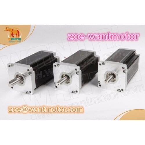Hot Sell! 3pcs CNC Nema42 Wantai Stepper Motor 110BYGH150-001 6.0A 5.4V CE ROHS ISO Milling Machine Metal