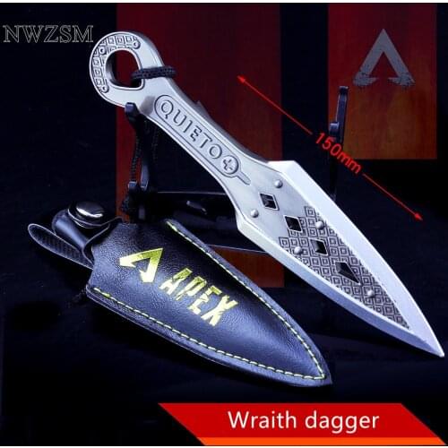 Game APEX Legends Wraith dagger 15cm alloy weapon toy model Luminous model metal model collection props
