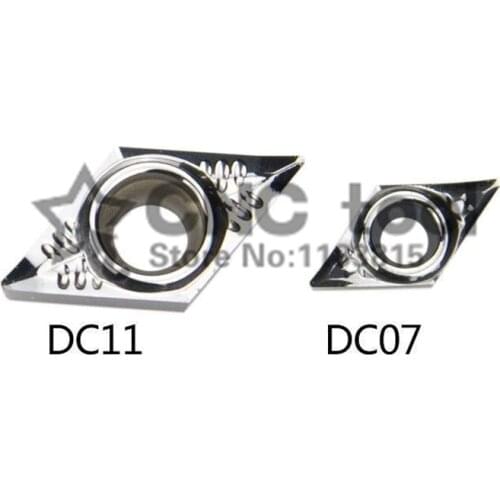 DCGT070202 DCGT070204 DCGT070208 AK Aluminum Alloy Blade DCGT 11T302/DCGT11T304/08 CNC Lathe Tool Inserts Aluminum Processing