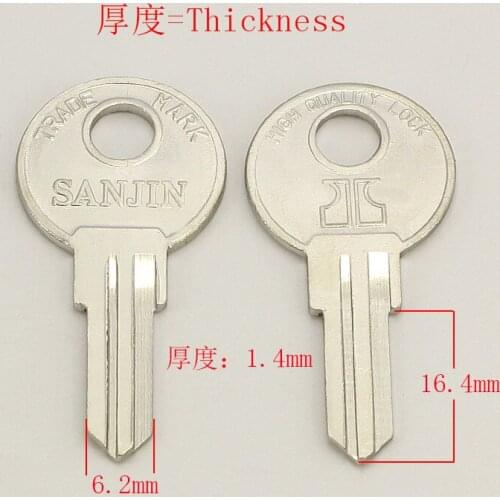 Best quality A124 House Home Door Key blanks Locksmith Supplies Blank Keys 20 pieces/lot