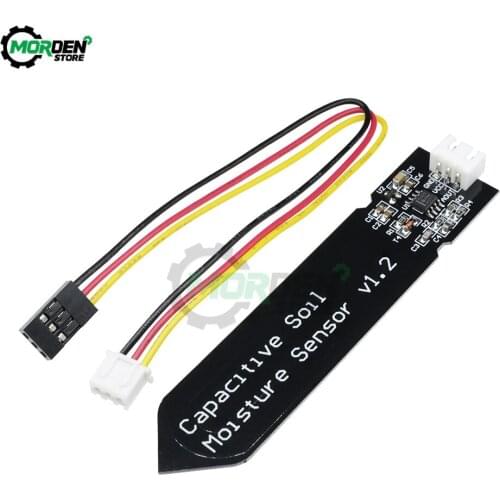 Capacitive Soil Moisture Sensor Module Wide Voltage Wire Analog Capacitive Soil Moisture Sensor Corrosion Resistant