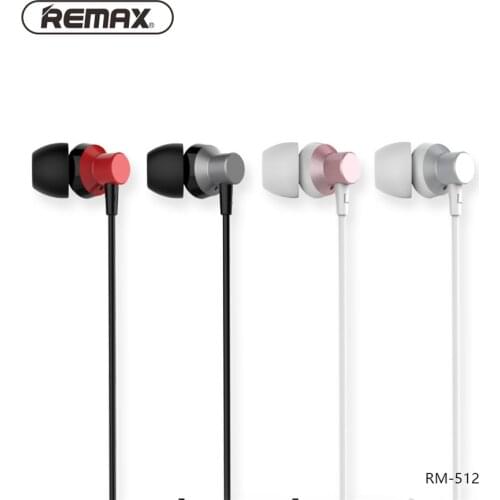 Remax In Ear Earphone Stereo Headset with Microphone For iPhone Android Smartphone MP3/MP4