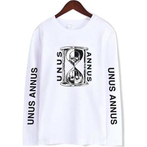 New Unus Annus Long Sleeve T-shirts Women Mens Pullovers O-neck Long Sleeves Unisex Oversize Hip Hop Tracksuits Clothing