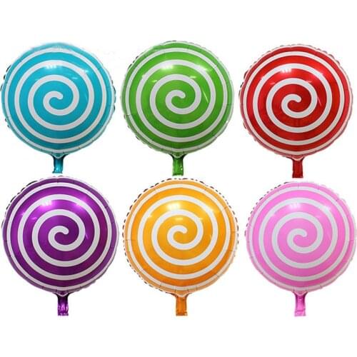 New arrival 50pcs/lots lollipop Foil helium balloon Wedding Birthday Bar party decoration cartoon balloon HOT SALE
