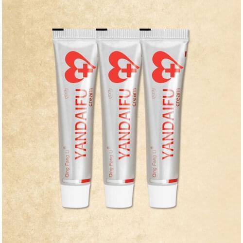 New YANDAIFU Cream Silver Tube Skin Diseases Ointment Anti Eczema Rash Ringworm Psoriasis Dermatitis Treatment Cream 15g