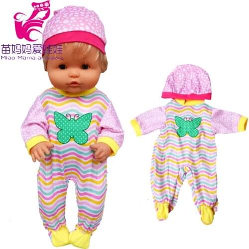 BabyDoll Clothes Pink Rabbit Rompers for 40cm Nenuco Ropa Y Su Hermanita Doll Clothes Accessories