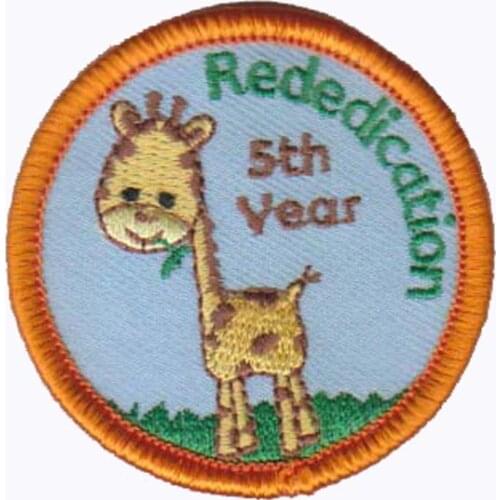 Custom Deer Embroidery Patches Made by Twill with Merrow Border and PVC backing Customized MOQ50pcs free shipping