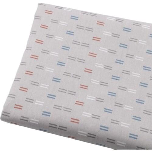 Grey 100% Cotton Fabrics For Sewing Skirts Making Cushions Blankets Curtain Clothes DIY Material Cloth By Meter