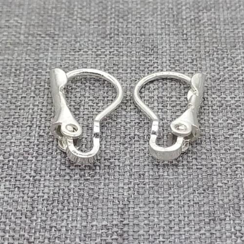 2prs of 925 Sterling Silver Ear Shield Leverback Earring Lever Back