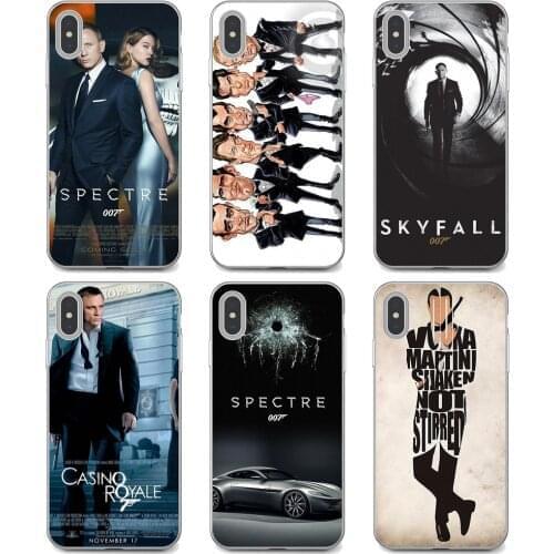 Silicone Phone Covers For Xiaomi poco X3 nfc F2 Pro M3 Mi 5X 6X Max Mix 1 2 2S 3 Mi5 Mi6 Mi3 Mi4 JAMES-BOND-007-SPONSORS-Skyfall