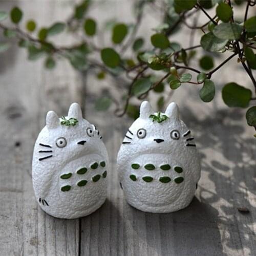 Snow White Totoro Miniature Fairy Garden Home Houses Decoration Mini Craft Micro Landscaping Decor DIY Accessories