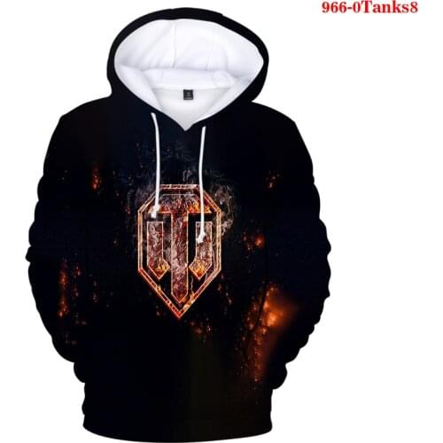 3D Printed Game World of Tanks Hoodie Boys Girls Sweatshirts Funny Children Hooded Men Women Hoody 2021 Game Women Clothes Tops