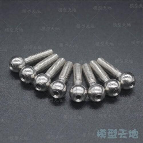 8PCS/set HSP 02152 M5 Ball-Head Screw For 1/10 RC Model Car Flying Fish 94122 94166 94155 94177 94188