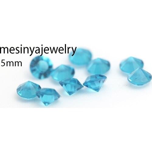 10pcs 5mm December blue rhinestone birthstone floating charms for glass locket Min amount $15 per order mixed items,FC-1