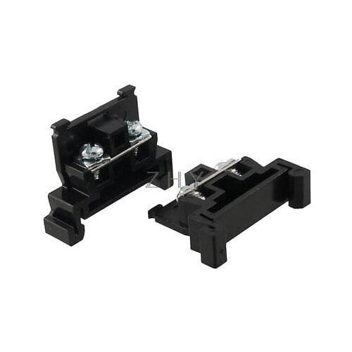 5 Pcs DIN Rail Mount Screw Terminal Block Wire Connector 600V 20A