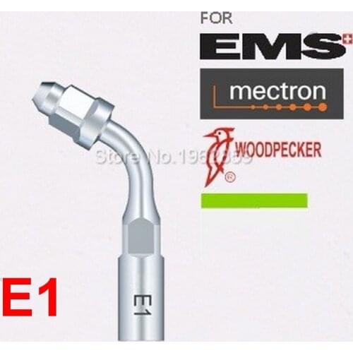 5pcs E1 dental scaler tips dental equipment ultrasonic scaler tip E1 dentist tool teeth whitening for EMS & Woodpecker