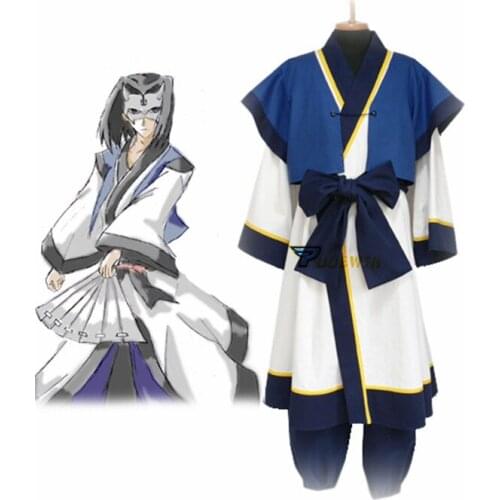 Anime Utawarerumono Hakuoro Cosplay Costume Custom Made Kimono Uniform Costume