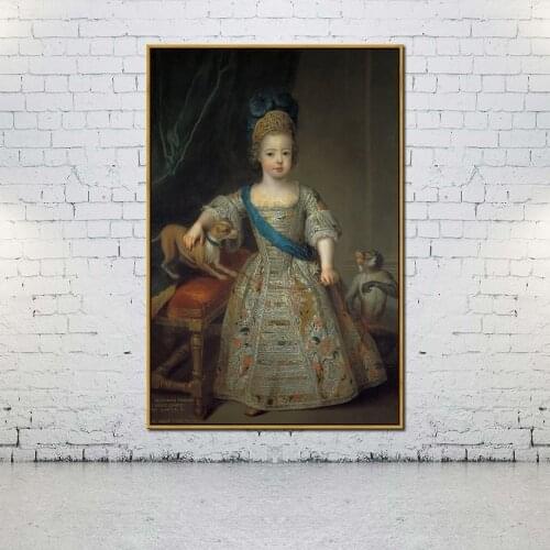 Artcozy Oil Canvas Painting old paintings with italian greyhound For Home Decoration Wall Art