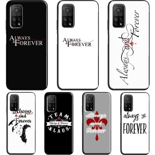 The Vampire Diaries Always And Forever Case For Xiaomi Mi 11 Ultra 9 10 Lite Mi 10T Pro Note 10 Lite Cover For POCO X3 Pro M3 F3
