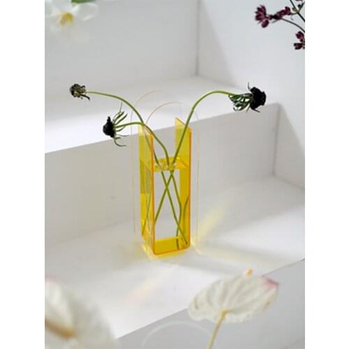 Living Room Decoration Home Decorations Accessories Vase Home Decor Decoration Maison Ins Flower Pot Colorful Dried Flowers