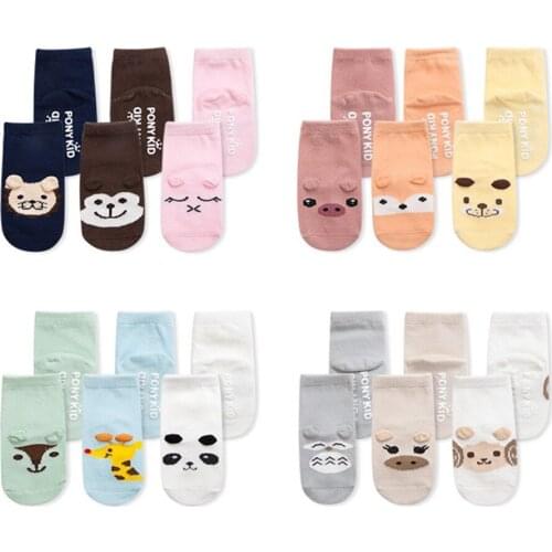 Baby Cotton SOCK Anti Slip Socks Newborn Infant Autumn Winter Socks Cartoon Animal Socks For Boy Girl 0-2Y SK43